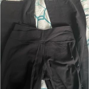 Crossover lululemon pants wide leg